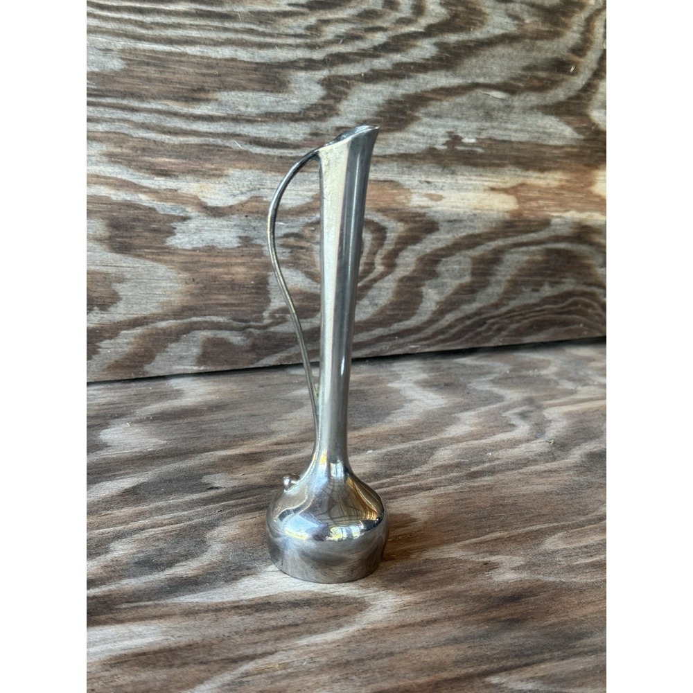 Vintage Single Flower Vase, Silverplate Flute, Silverplate Collectible